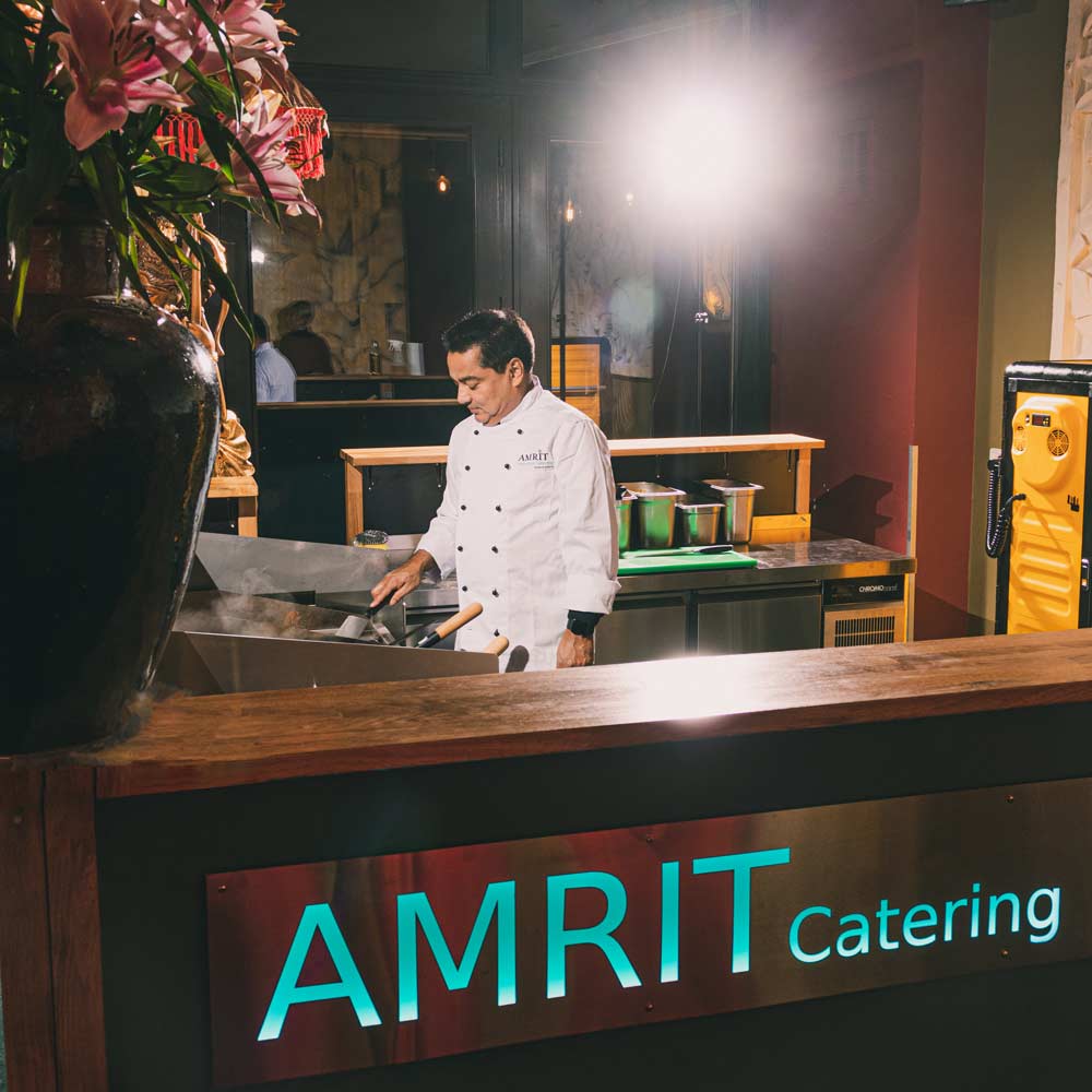 Amrit Berlin Catering live cooking